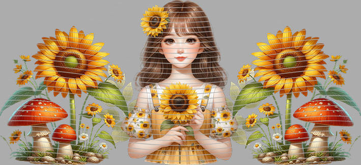 16oz Sunflower Girl-SU-39